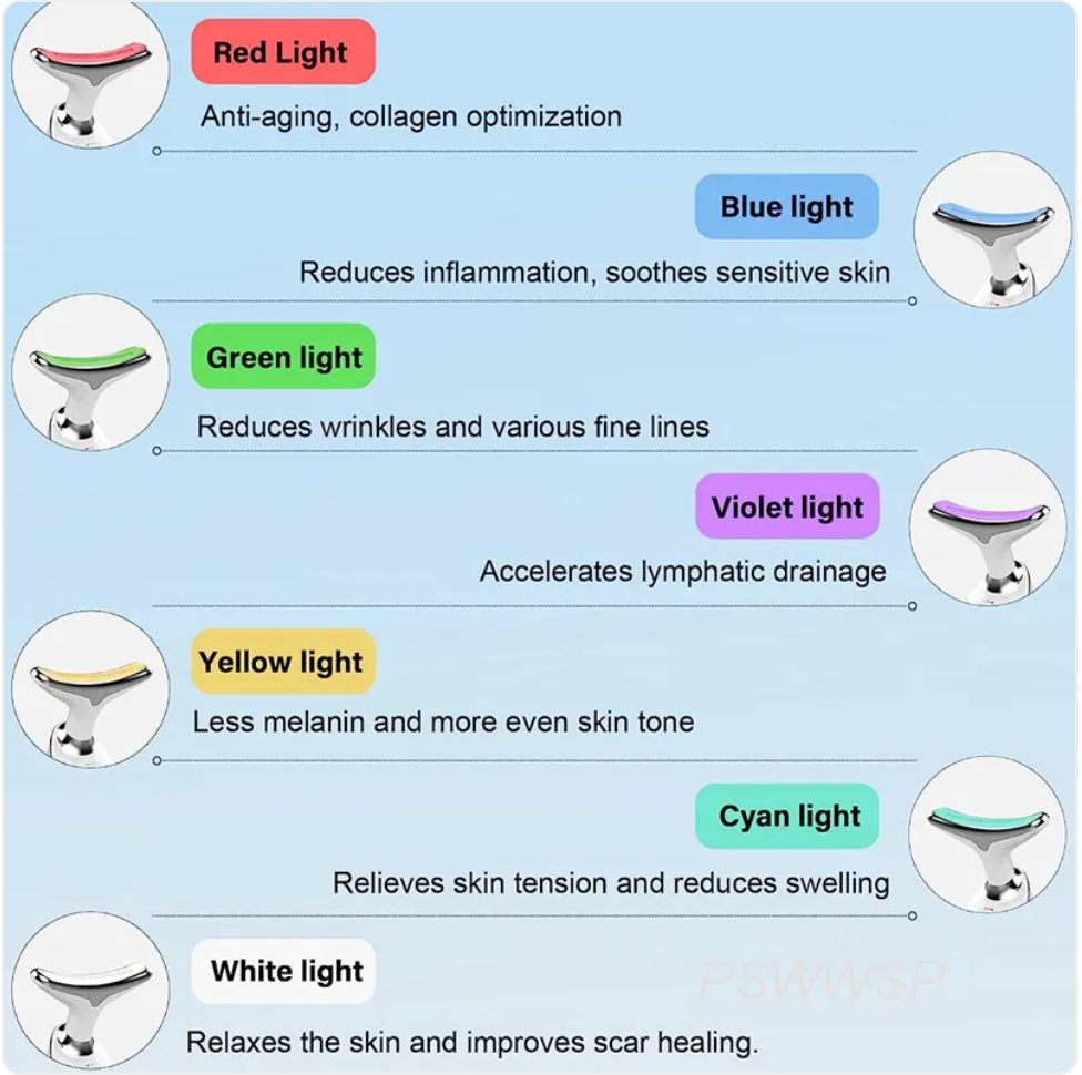 Glow-Boost LED neck and face massager — view 8